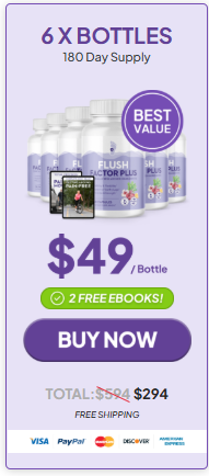 6 bottles of Flush Factor Plus